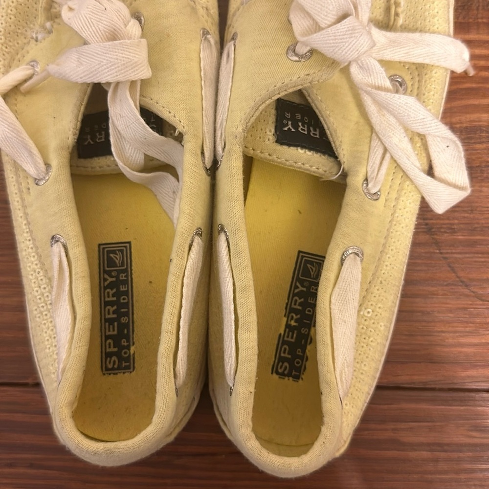 Yellow sequins sperrys - Picture 4 of 12